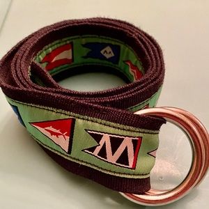 Vineyard Vines Mens Burgees O Ring Belt